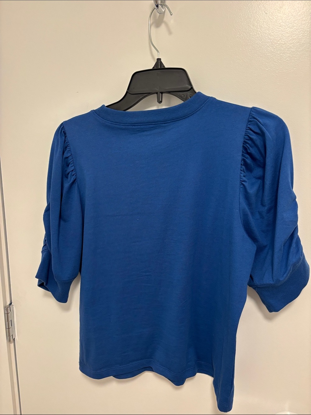 Frame Royal Blue 3/4 Sleeve Top in Size S Excellent Condition - Picture 3 of 8